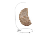 EEI-6262-CAP-BEI Encase Outdoor Patio Rattan Swing Chair By Modway