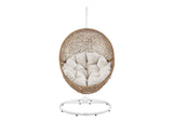 EEI-6262-CAP-BEI Encase Outdoor Patio Rattan Swing Chair By Modway