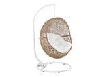 EEI-6262-CAP-WHI Encase Outdoor Patio Rattan Swing Chair By Modway
