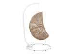 EEI-6262-CAP-WHI Encase Outdoor Patio Rattan Swing Chair By Modway