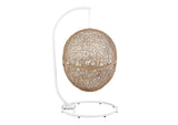 EEI-6262-CAP-WHI Encase Outdoor Patio Rattan Swing Chair By Modway