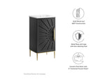 EEI-6285-WHI-BLK Awaken 18" Bathroom Vanity By Modway