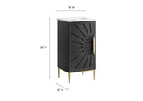 EEI-6285-WHI-BLK Awaken 18" Bathroom Vanity By Modway