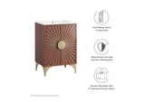 EEI-6290-WHI-WAL Daylight 24" Bathroom Vanity By Modway