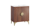 EEI-6294-WHI-WAL Daylight 30" Bathroom Vanity By Modway