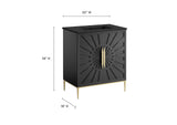 EEI-6295-BLK-BLK Awaken 30" Bathroom Vanity By Modway