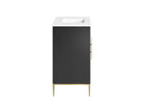 EEI-6297-WHI-BLK Awaken 36" Bathroom Vanity By Modway