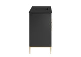 EEI-6303-BLK-BLK Awaken 48" Bathroom Vanity By Modway