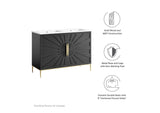 EEI-6305-WHI-BLK Awaken 48" Double Sink Bathroom Vanity By Modway