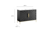 EEI-6305-WHI-BLK Awaken 48" Double Sink Bathroom Vanity By Modway