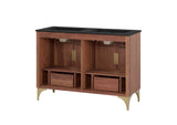 EEI-6308-BLK-WAL Daylight 48" Double Sink Bathroom Vanity By Modway