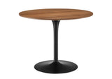 EEI-6313-WAL-BLK Pursuit 40" Dining Table By Modway