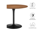 EEI-6313-WAL-BLK Pursuit 40" Dining Table By Modway