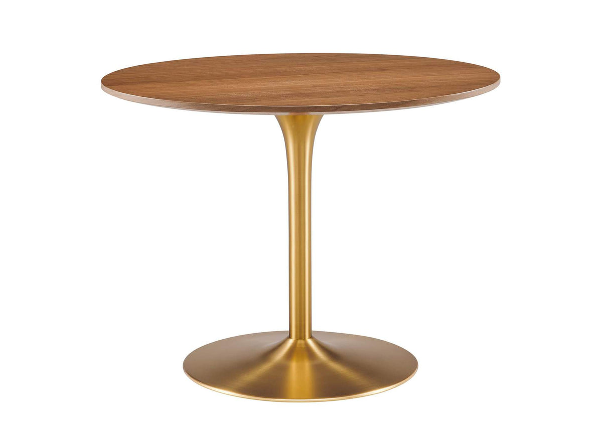 EEI-6313-WAL-GLD Pursuit 40" Dining Table By Modway