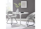 EEI-6313-WHI-WHI Pursuit 40" Dining Table By Modway