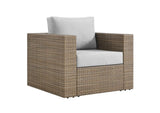 EEI-6326-CAP-GRY Convene Outdoor Patio Armchair By Modway