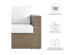 EEI-6326-CAP-WHI Convene Outdoor Patio Armchair By Modway