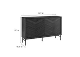 EEI-6336-BLK Harper Chevron Sideboard By Modway