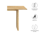 EEI-6338-OAK Amistad 60" Wood Dining Table By Modway