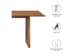 EEI-6339-WAL Amistad 72" Dining Table By Modway