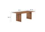 EEI-6340-WAL Amistad 86" Wood Dining Table By Modway