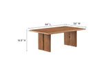 EEI-6341-WAL Amistad Wood Coffee Table By Modway