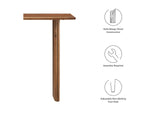 EEI-6342-WAL Amistad Wood Console Table By Modway