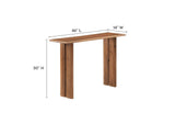 EEI-6342-WAL Amistad Wood Console Table By Modway