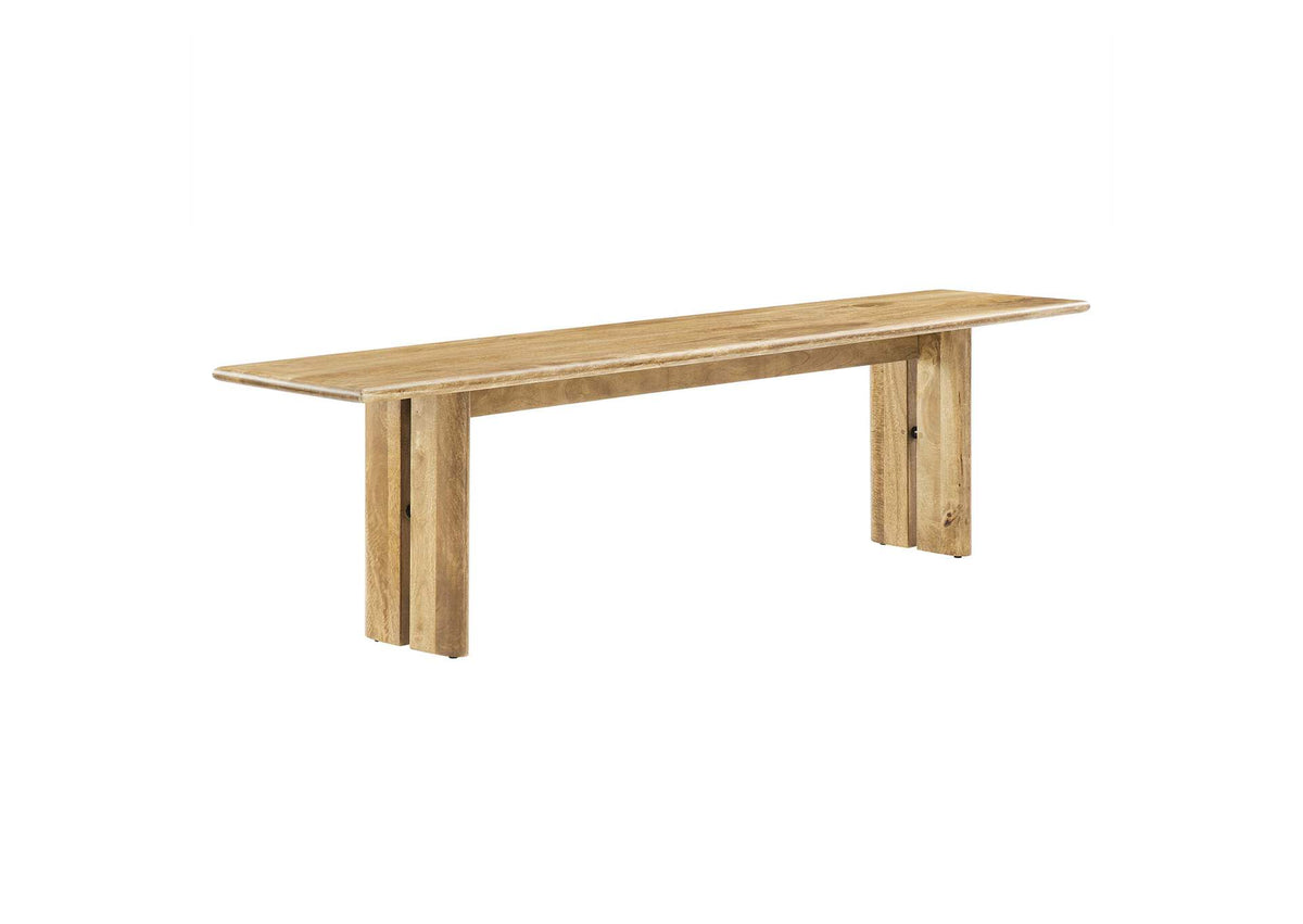 EEI-6345-OAK Amistad 72" Wood Bench By Modway