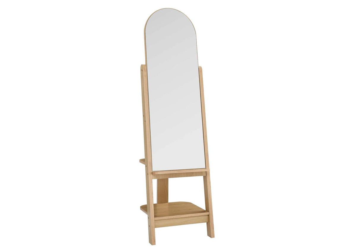 EEI-6346-OAK Ascend Standing Mirror By Modway