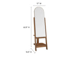 EEI-6346-WAL Ascend Standing Mirror By Modway