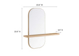EEI-6349-OAK Solstice Mirror By Modway