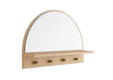 EEI-6350-OAK Moonbeam Arched Mirror By Modway