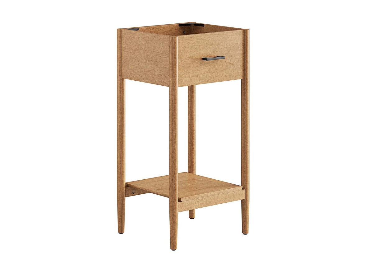EEI-6351-NAT Zaire 18" Bathroom Vanity Cabinet - Sink Basin Not Included - By Modway