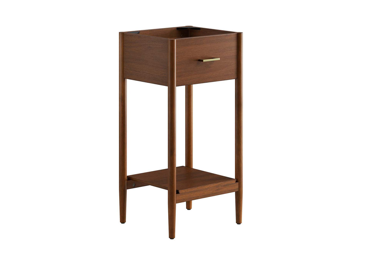 EEI-6351-WAL Zaire 18" Bathroom Vanity Cabinet - Sink Basin Not Included - By Modway