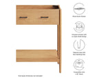 EEI-6353-NAT Zaire 30" Bathroom Vanity Cabinet - Sink Basin Not Included - By Modway
