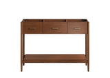 EEI-6355-WAL Zaire 48" Single Sink Compatible Bathroom Vanity Cabinet - Sink Basin Not Included - By Modway