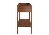 EEI-6356-WAL Zaire 48" Double Sink Compatible Bathroom Vanity Cabinet - Sink Basin Not Included - By Modway