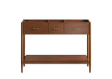 EEI-6356-WAL Zaire 48" Double Sink Compatible Bathroom Vanity Cabinet - Sink Basin Not Included - By Modway