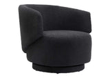EEI-6357-BLK Celestia Boucle Fabric Swivel Chair By Modway
