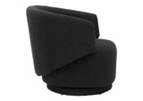 EEI-6357-BLK Celestia Boucle Fabric Swivel Chair By Modway