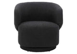 EEI-6357-BLK Celestia Boucle Fabric Swivel Chair By Modway