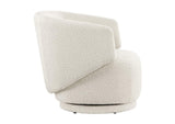 EEI-6357-IVO Celestia Boucle Fabric Swivel Chair By Modway