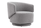 EEI-6357-LGR Celestia Boucle Fabric Swivel Chair By Modway