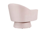 EEI-6360-PNK Astral Performance Velvet Fabric And Wood Swivel Chair By Modway