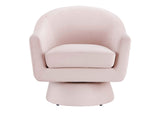 EEI-6360-PNK Astral Performance Velvet Fabric And Wood Swivel Chair By Modway