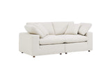 EEI-6361-IVO Commix Down Filled Overstuffed Boucle Fabric Loveseat By Modway