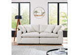 EEI-6361-IVO Commix Down Filled Overstuffed Boucle Fabric Loveseat By Modway