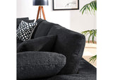 EEI-6362-BLK Commix Down Filled Overstuffed Boucle Fabric 3-Seater Sofa By Modway