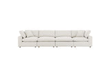EEI-6364-IVO Commix Down Filled Overstuffed Boucle Fabric 4-Seater Sofa By Modway